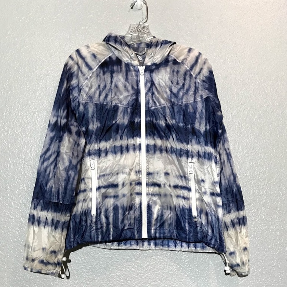 American Eagle Outfitters Blue Tie Dye Windbreaker